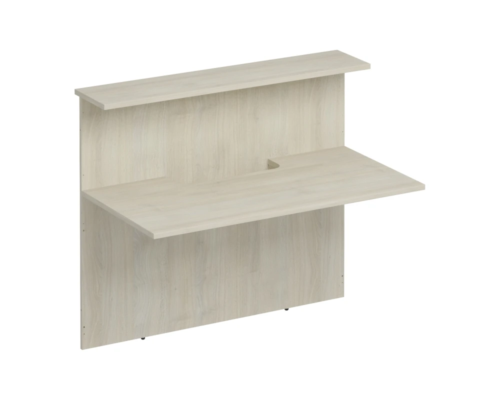 Модуль ресепшн прямой с вырезом без опор 140x76,8x120 Комфорт