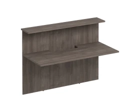 Модуль ресепшн прямой с вырезом без опор 160x76,8x120 Комфорт images