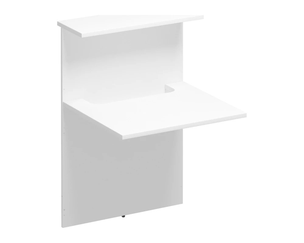 Модуль ресепшн прямой с вырезом без опор 80x76,8x120 Комфорт