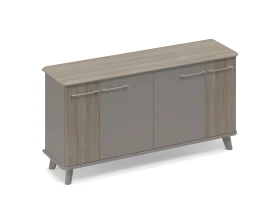 Шкаф закрытый низкий греденция Time Metal images