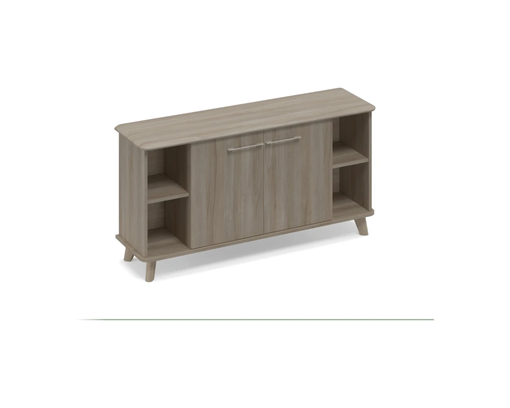 Шкаф низкий полузакрытый греденция Time Wood