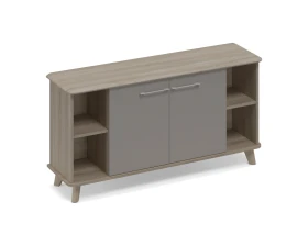 Шкаф низкий полузакрытый греденция Time Wood images