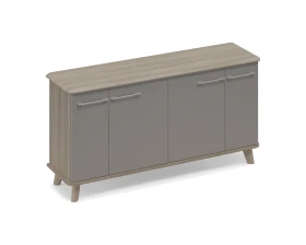 Шкаф низкий закрытый греденция Time Wood images