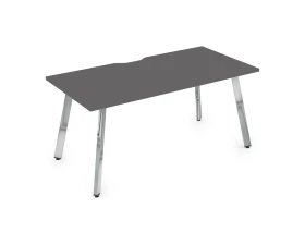Стол рабочий, прямолинейный, с вырезом (1400x700x750) АРРЕДО / ARREDO images