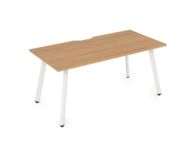 Стол рабочий, прямолинейный, с вырезом (1400x700x750) АРРЕДО / ARREDO images