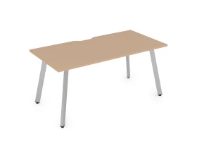 Стол рабочий, прямолинейный, с вырезом (1400x800x750) АРРЕДО / ARREDO images