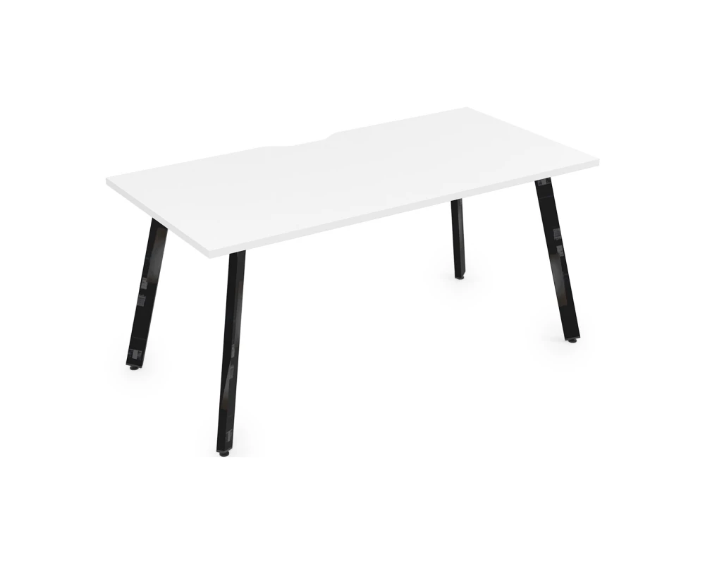 Стол рабочий, прямолинейный, с вырезом (1600x800x750) АРРЕДО / ARREDO