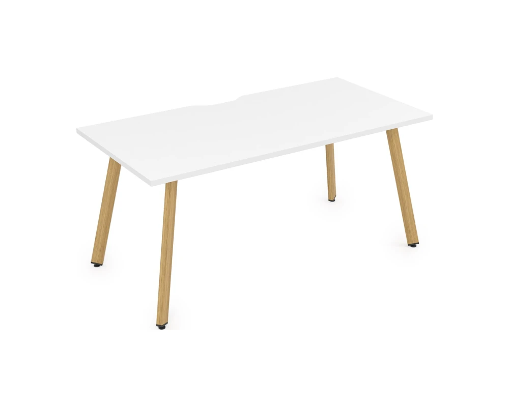 Стол рабочий, прямолинейный, с вырезом (1600x800x750) АРРЕДО / ARREDO