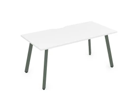 Стол рабочий, прямолинейный, с вырезом (1600x800x750) АРРЕДО / ARREDO images