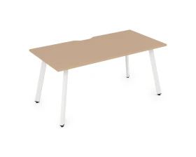 Стол рабочий, прямолинейный, с вырезом (1800x800x750) АРРЕДО / ARREDO images