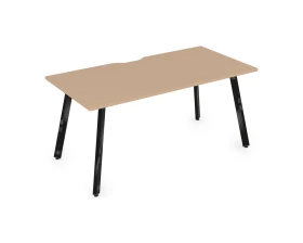 Стол рабочий, прямолинейный, с вырезом (1800x800x750) АРРЕДО / ARREDO images