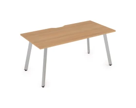 Стол рабочий, прямолинейный, с вырезом (1800x800x750) АРРЕДО / ARREDO images