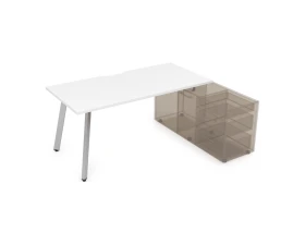 Стол с тумбой опорной, с вырезом (1800x800x750) АРРЕДО / ARREDO images