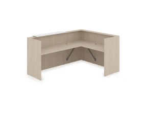 Комплект Ресепшн с фартуком ЛДСП (2344*1777*1161) (без подсветки) 1КР-ДС.102 ЛАУНЖ / LOUNGE images