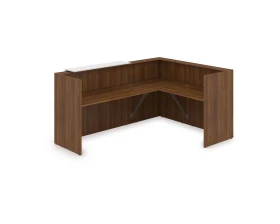 Комплект Ресепшн с фартуком ЛДСП (2344*1777*1161) (без подсветки) 1КР-ДС.102 ЛАУНЖ / LOUNGE images