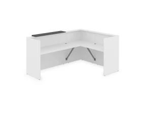 Комплект Ресепшн с фартуком ЛДСП (2344*1777*1161) (без подсветки) 1КР-ДС.102 ЛАУНЖ / LOUNGE images