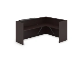 Комплект Ресепшн с фартуком ЛДСП (2344*1777*1161) (с подсветкой) 1КР-ДС.102.1 ЛАУНЖ / LOUNGE images