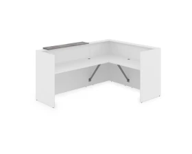 Комплект Ресепшн с фартуком ЛДСП (2344*1777*1161) (с подсветкой) 1КР-ДС.102.1 ЛАУНЖ / LOUNGE images