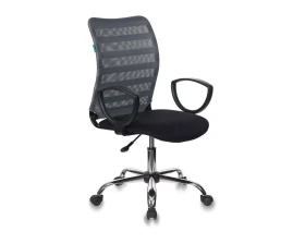 Кресло Бюрократ CH-599AXSL Сетка/ Ткань, Серый/Черный images
