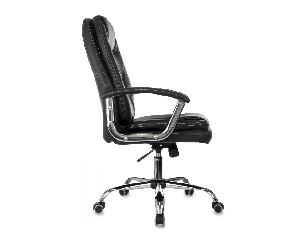 Кресло Бюрократ CH-868SL Экокожа, Черный