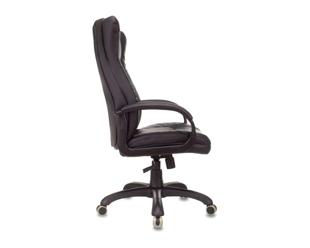 Кресло Бюрократ CH-879N Экокожа, Черный