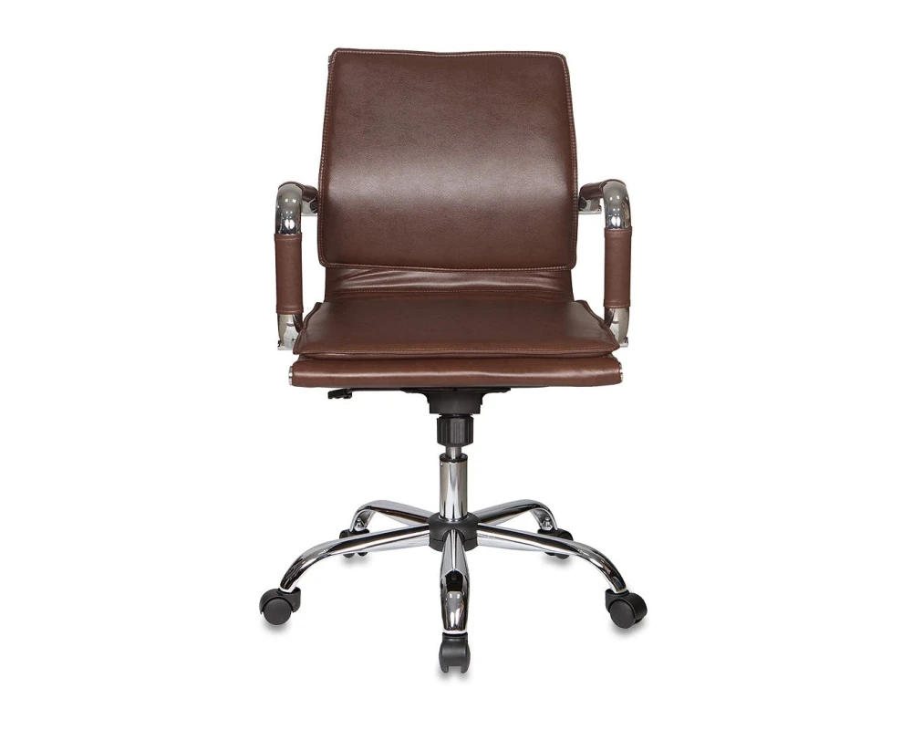 Кресло Бюрократ CH-993-LOW Экокожа, Коричневый