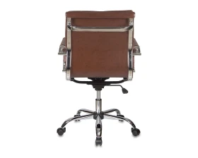 Кресло Бюрократ CH-993-LOW Экокожа, Коричневый images