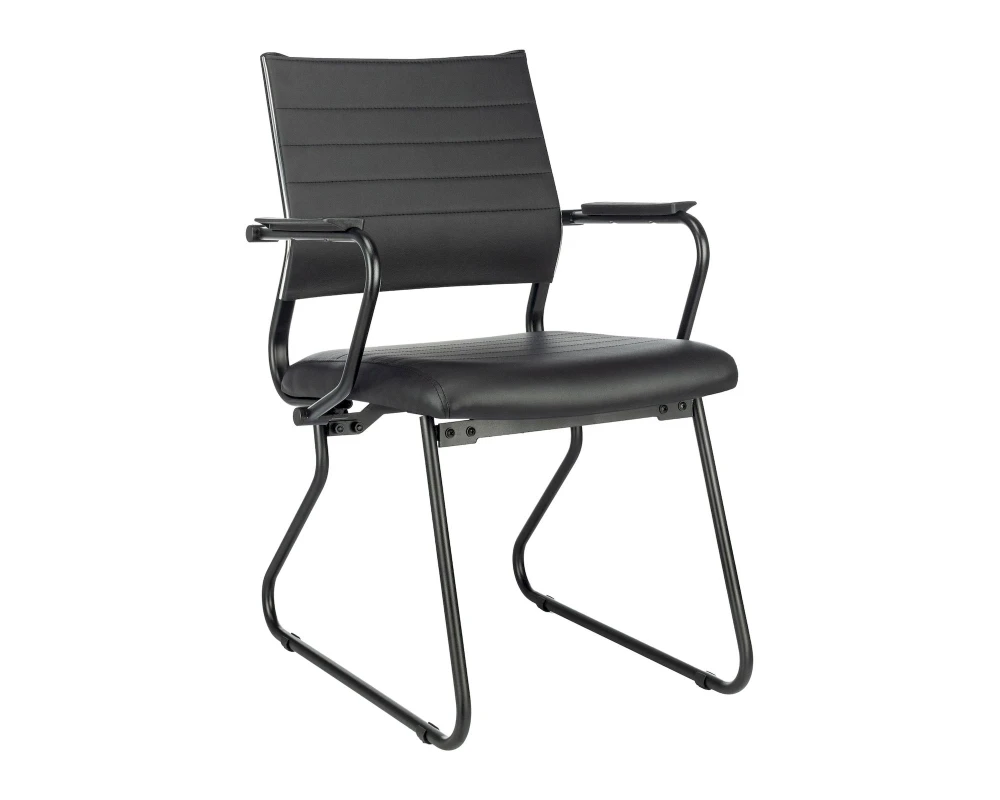 Кресло Бюрократ CH Баланс АВ Лайн / Balance-AV Line Экокожа, Черный