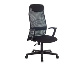 Кресло Бюрократ KB-8 Сетка/ Ткань, Черный images