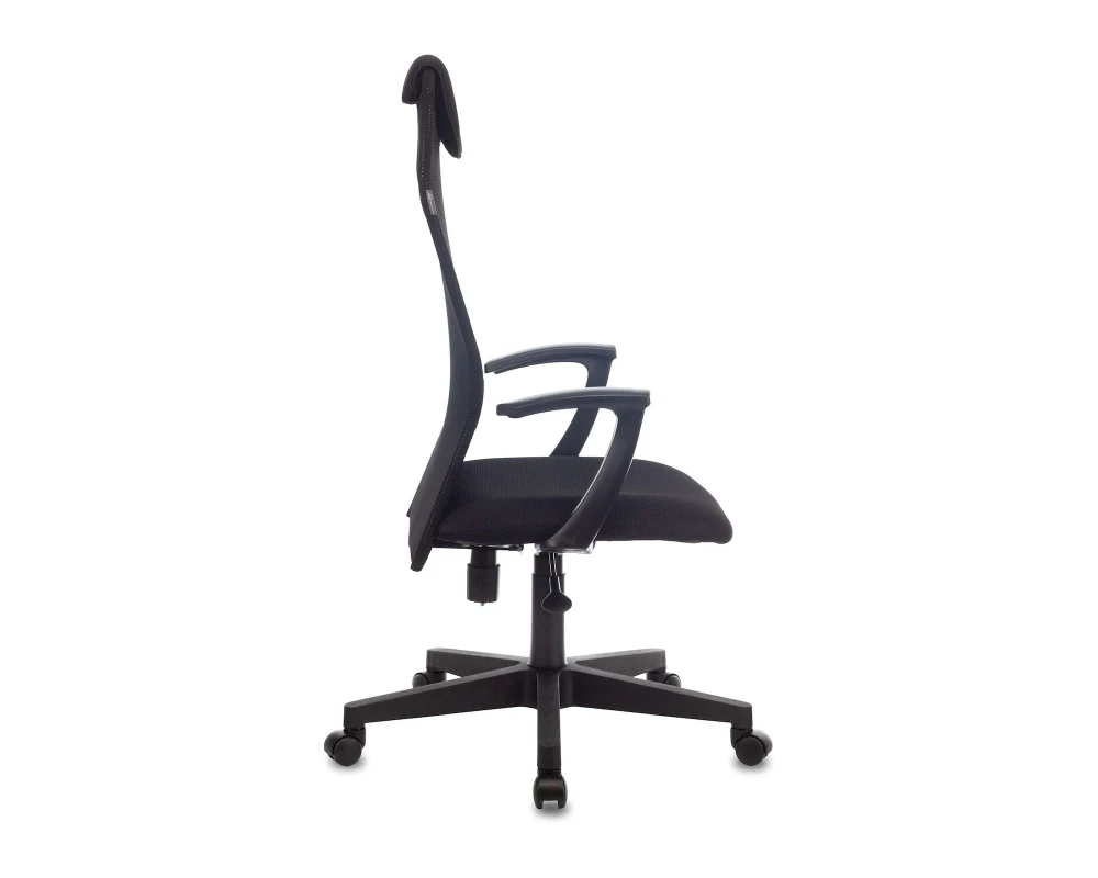 Кресло Бюрократ KB-8 Сетка/ Ткань, Черный