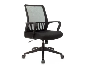 Кресло Бюрократ MC-201 Сетка/ Ткань, Черный images