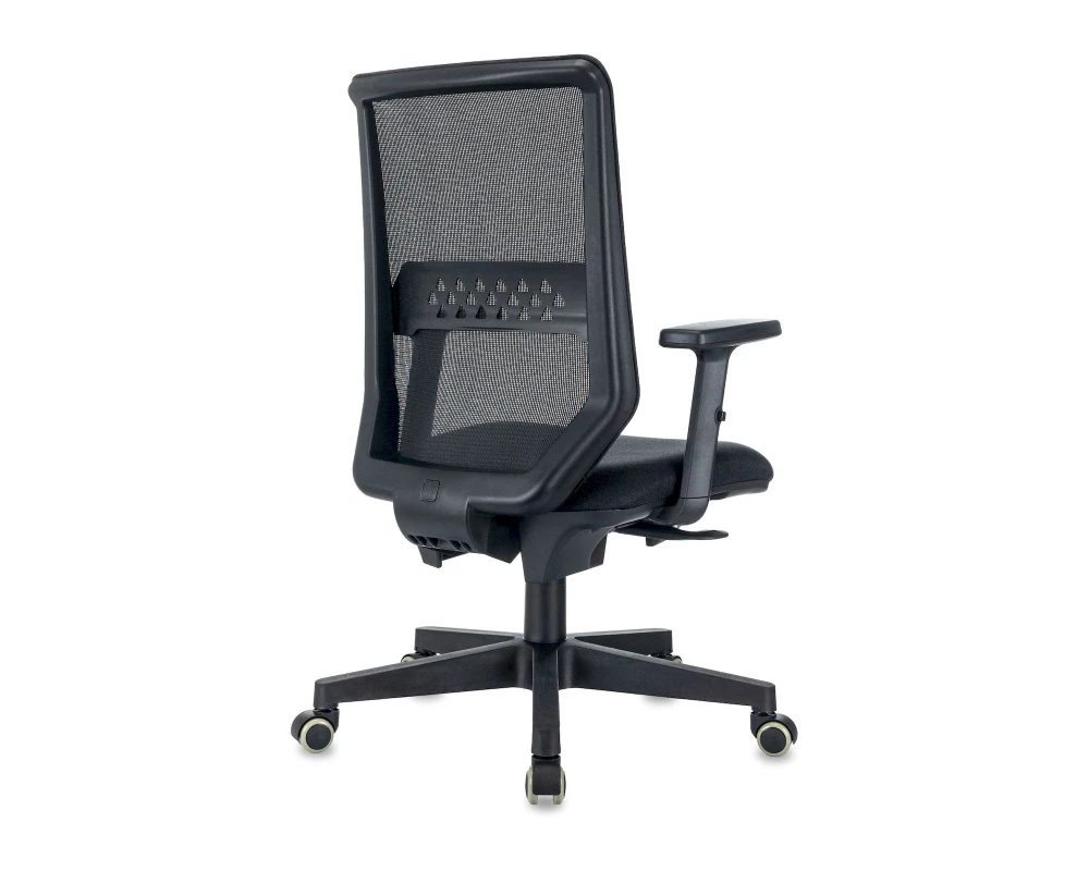 Кресло Бюрократ MC-611N Сетка/ Ткань, Черный