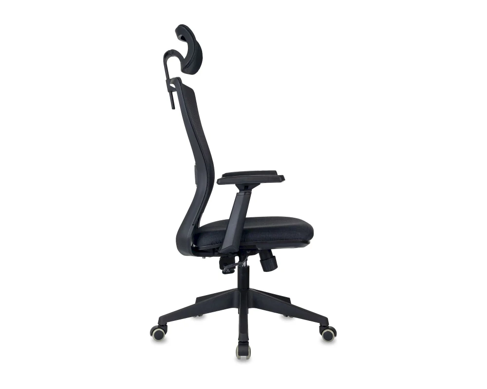 Кресло Бюрократ MC-811S-H Сетка/ Ткань, Черный