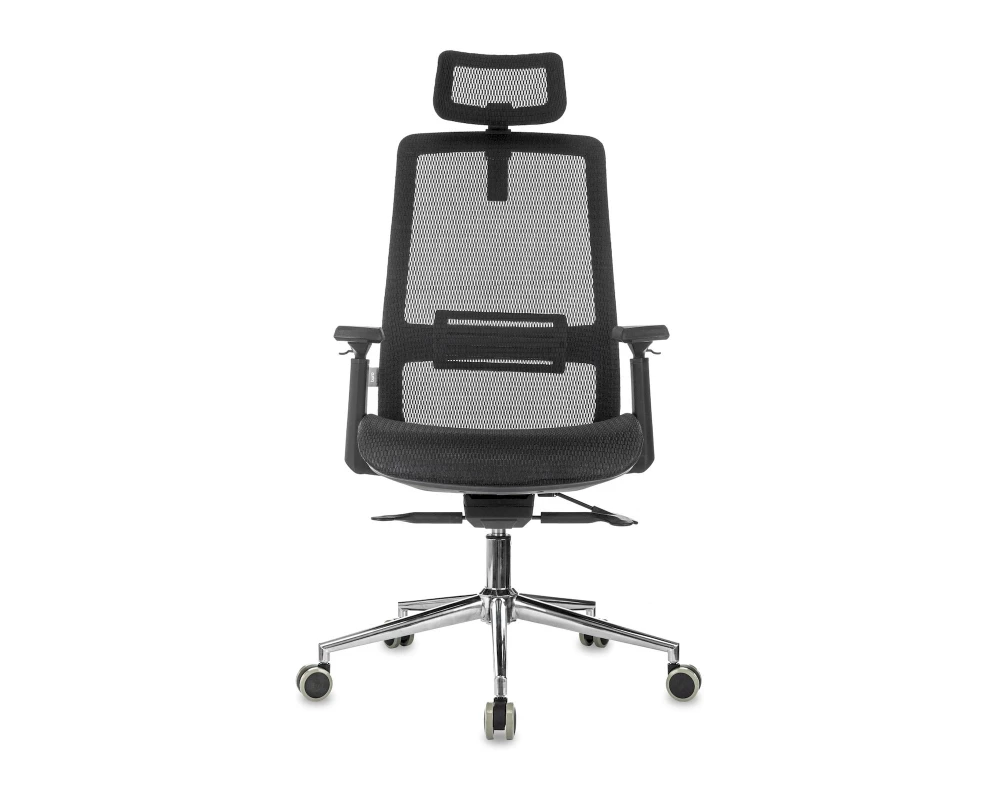 Кресло Бюрократ MC-912-H Сетка/ Ткань, Черный