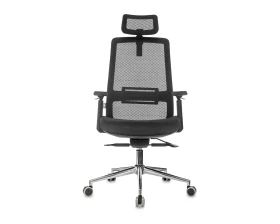 Кресло Бюрократ MC-912-H Сетка/ Ткань, Черный images