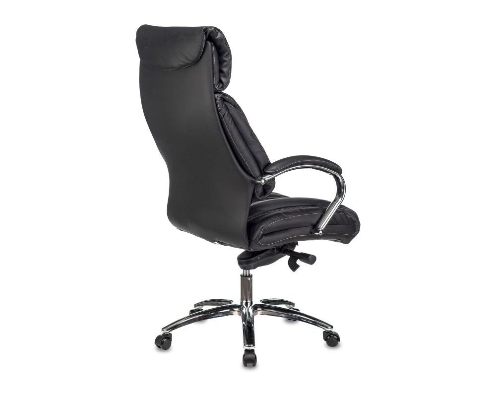 Кресло Бюрократ T-9904NSL Натуральная кожа, Черный