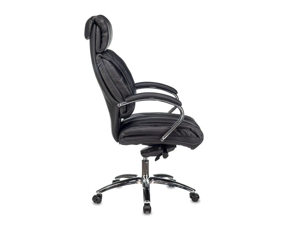 Кресло Бюрократ T-9904NSL Натуральная кожа, Черный