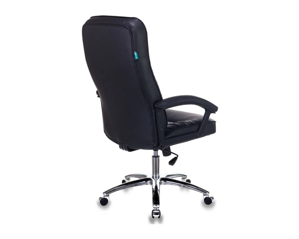 Кресло Бюрократ T-9908AXSN-AB Натуральная кожа, Черный