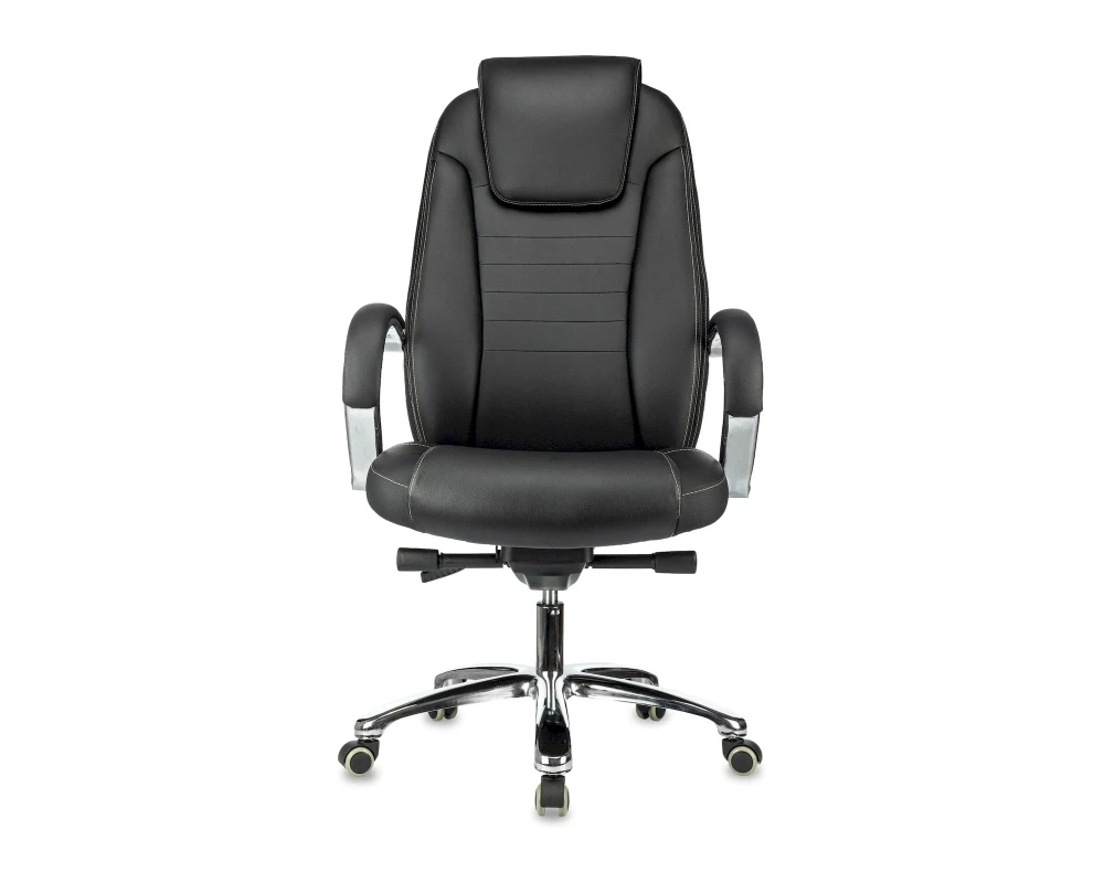 Кресло Бюрократ T-9923S Натуральная кожа, Черный