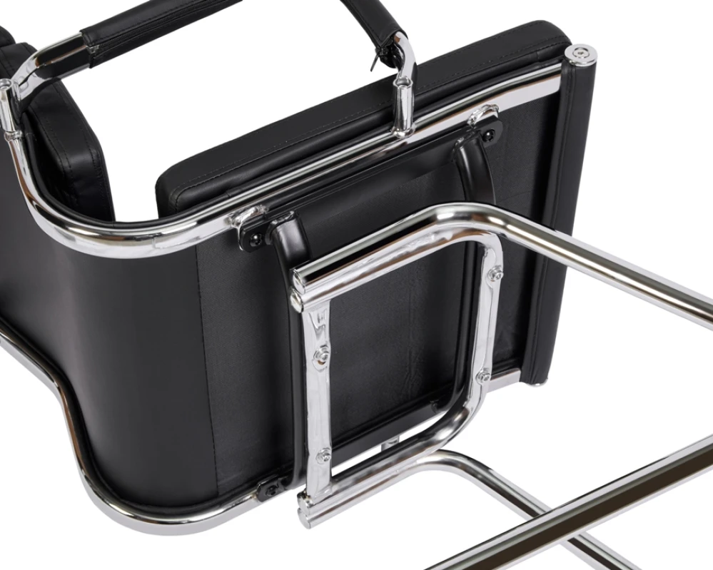 Кресло College CLG-630 LXH-C Экокожа, Черный