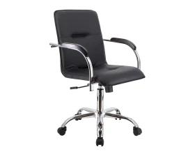 Кресло Everprof Самба Вуд Т / Samba Wood T Экокожа, Черный images