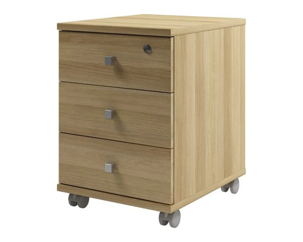 Тумба подкатная с замком на первый ящик S-91 Спейс / Space