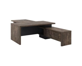 Стол руководителя с опорной тумбой T-818пр.0000 Торстон images