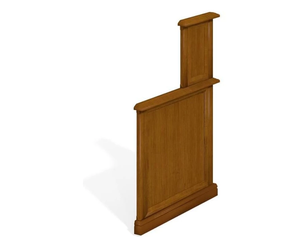 Боковая панель стойки ресепшн правая ПК-ВР-БКР115Х87П-В18 Версаль