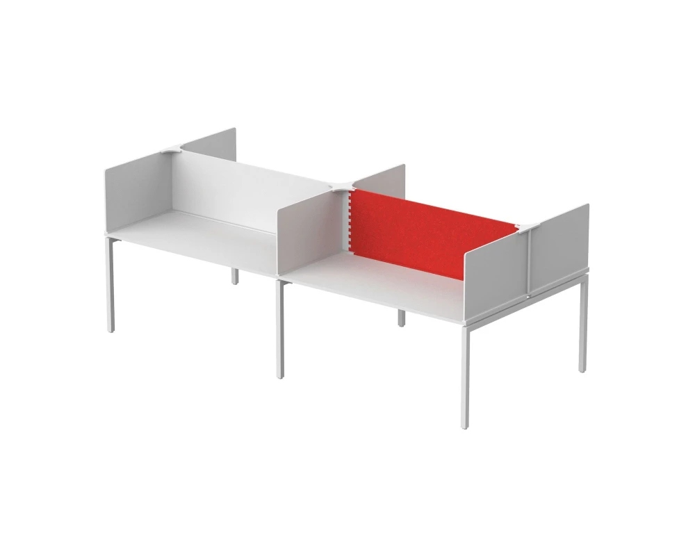 Модуль фронтальный, 145х7х60 Forest Office Алый коралл