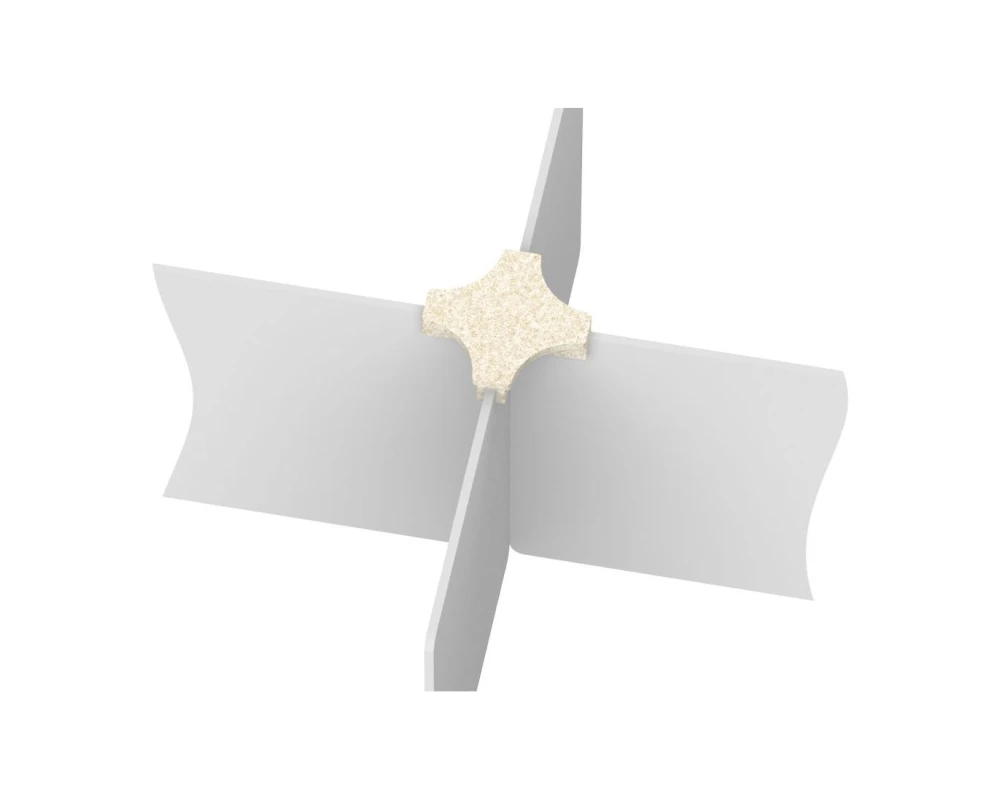 Соединитель экранов крестообразный, для 4-х экранов Forest Office Лебединый пух