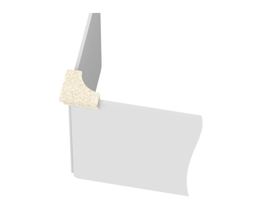 Соединитель экранов угловой, для 2-х экранов Forest Office Лебединый пух