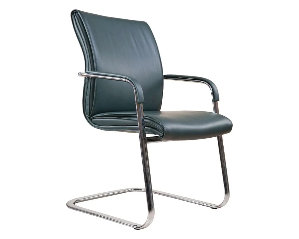 Кресло ЛОНДОН В, кожа, хром