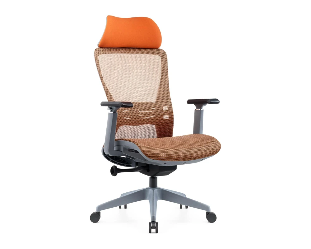 Кресло VIKING-32 M123В-3 Сетка, Оранжевый