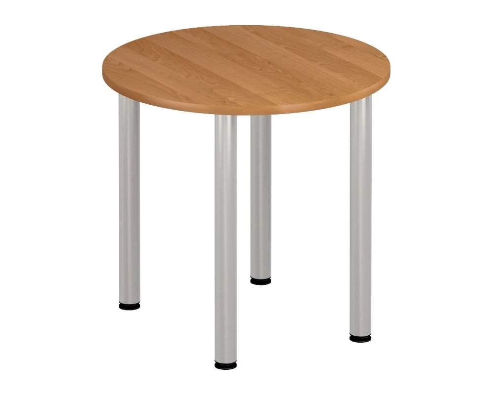 Стол для переговоров круглый на хромированных опорах ФР 185 Formula